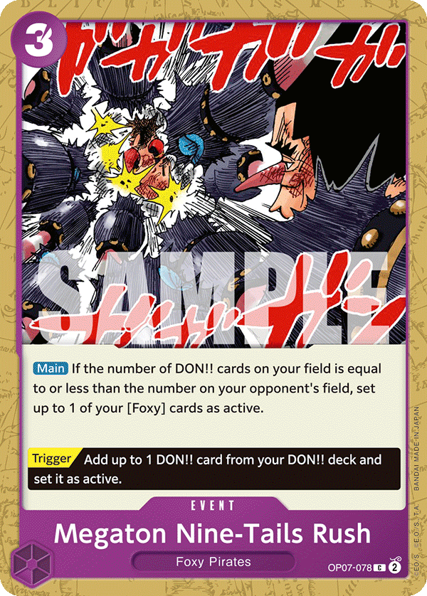 [OP07-078] Megaton Nine-Tails Rush