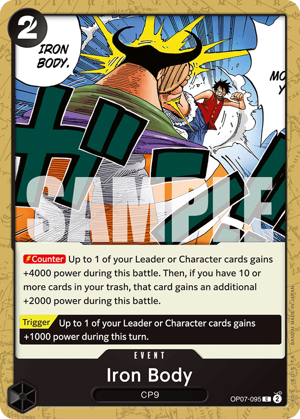 [OP07-095] Iron Body