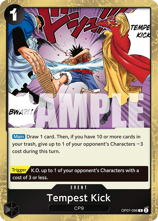 [OP07-096] Tempest Kick