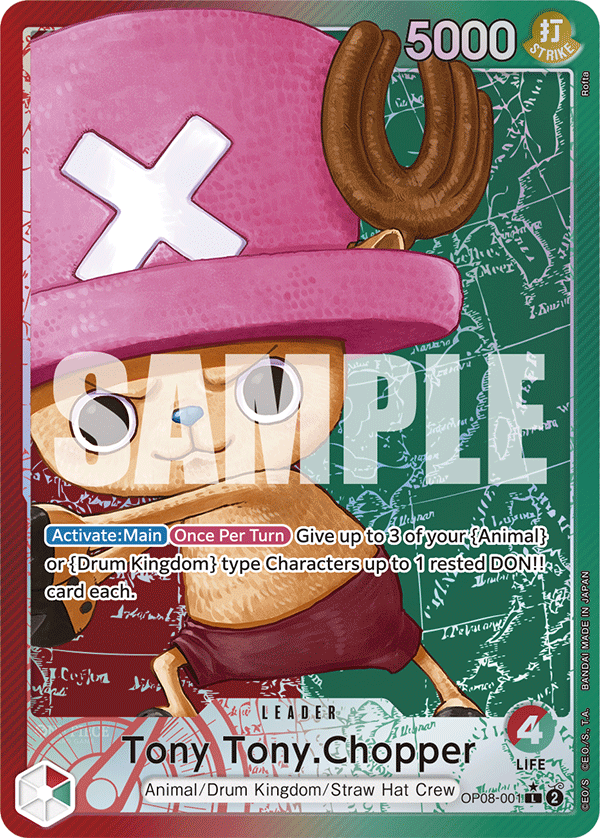 [OP08-001] Tony Tony.Chopper V2
