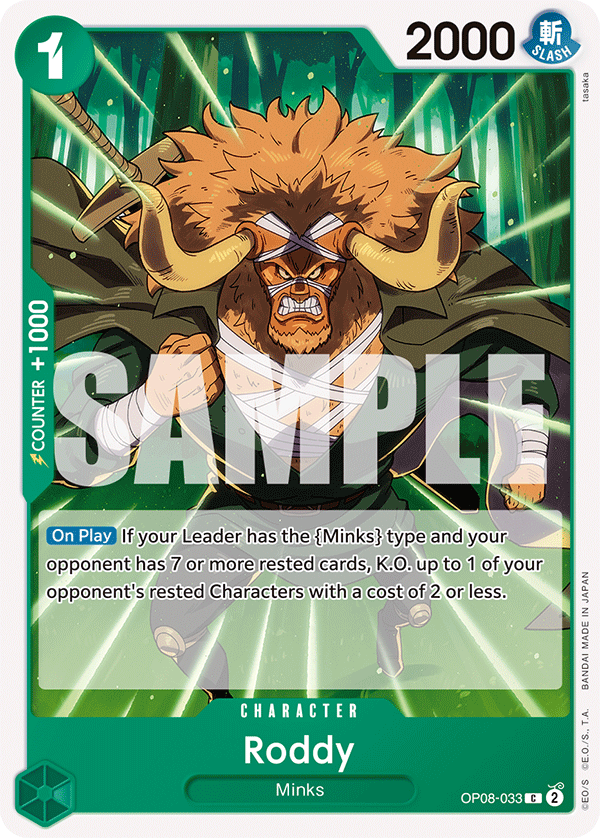 [OP08-033] Roddy