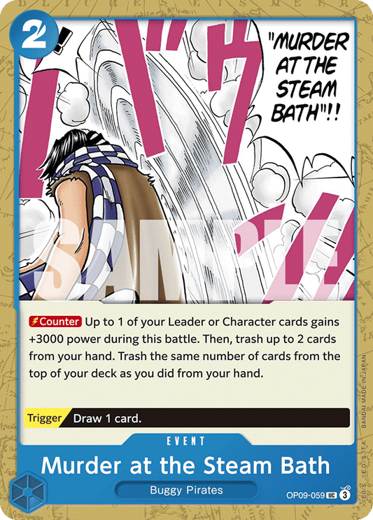 [OP09-059] Murder at the Steam Bath