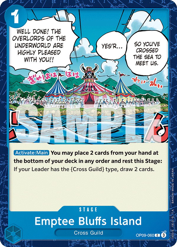 [OP09-060] Emptee Bluffs Island