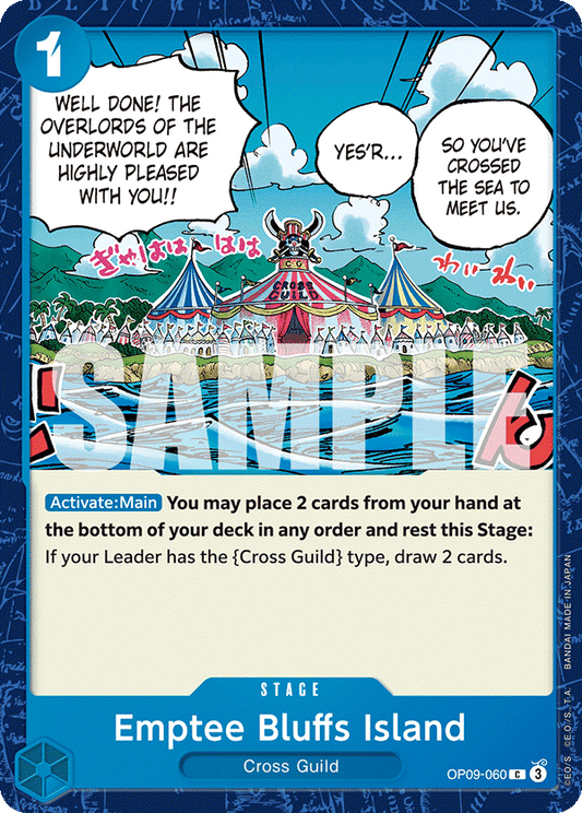 [OP09-060] Emptee Bluffs Island