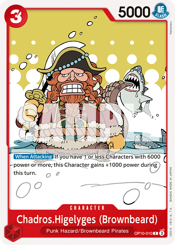 [OP10-010] Chadros.Higelyges (Brownbeard)