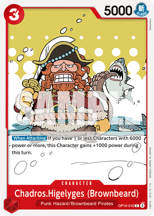[OP10-010] Chadros.Higelyges (Brownbeard)