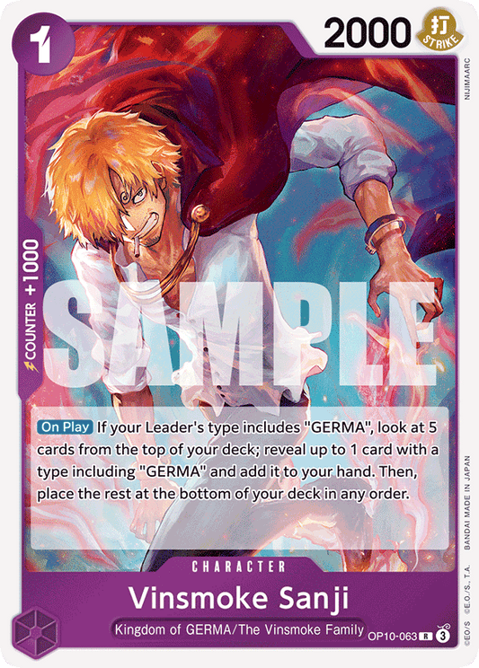 [OP10-063] Vinsmoke Sanji