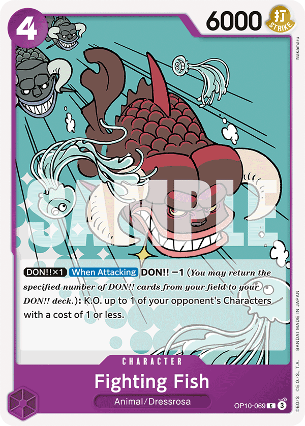 [OP10-069] Fighting Fish