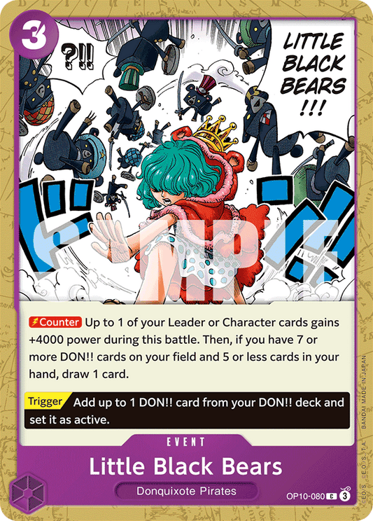 [OP10-080] Little Black Bears