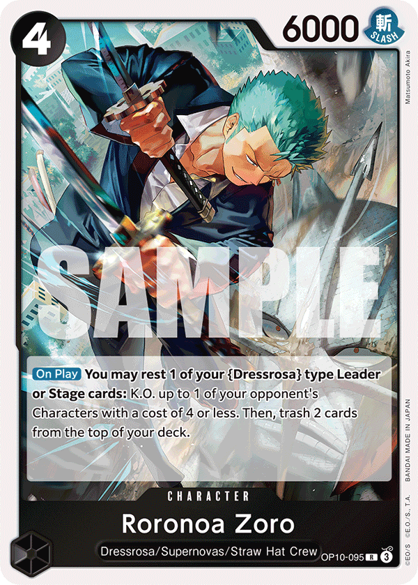 [OP10-095] Roronoa Zoro