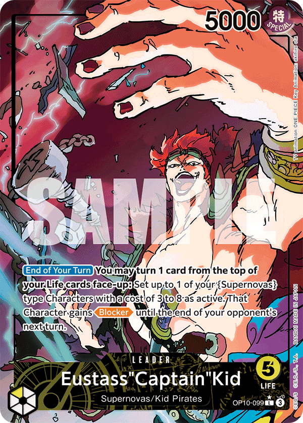 [OP10-099] Eustass"Captain"Kid V2