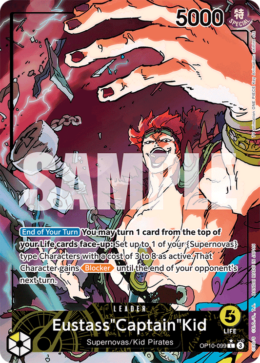 [OP10-099] Eustass"Captain"Kid V2