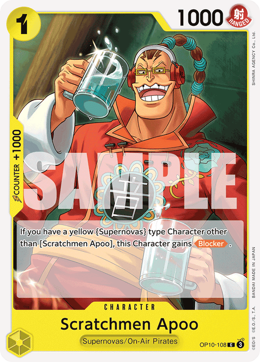 [OP10-108] Scratchmen Apoo