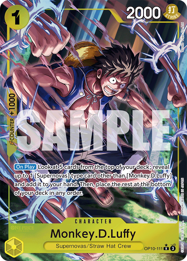 [OP10-111] Monkey.D.Luffy V2