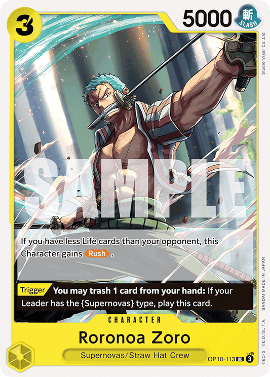 [OP10-113] Roronoa Zoro