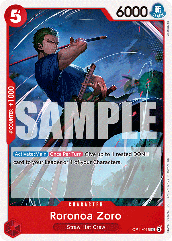 [OP11-016] Roronoa Zoro
