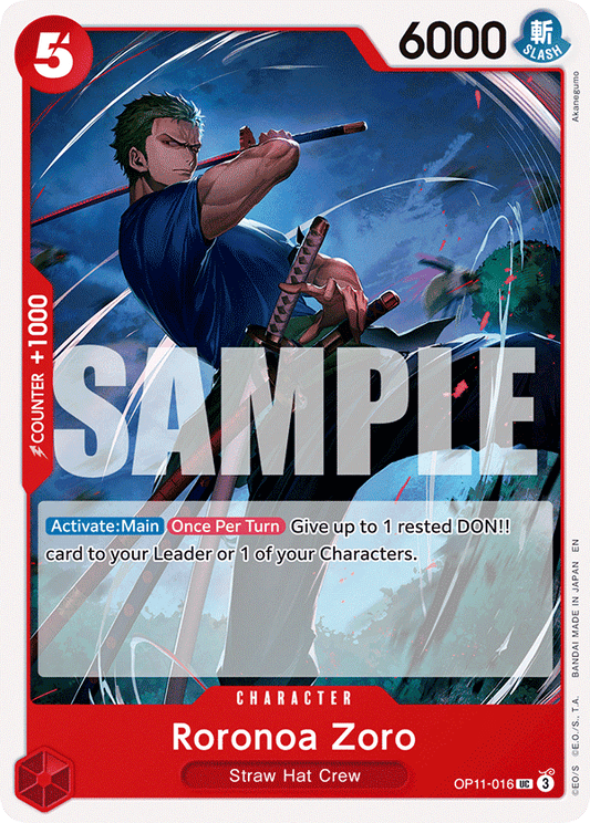 [OP11-016] Roronoa Zoro