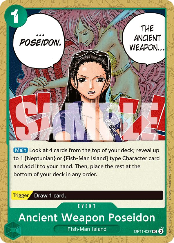 [OP11-037] Ancient Weapon Poseidon