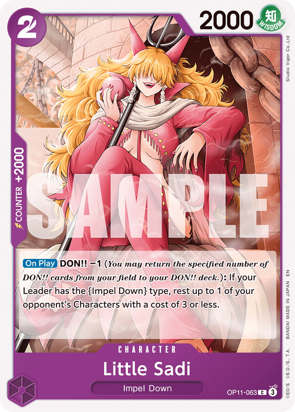 [OP11-063] Little Sadi