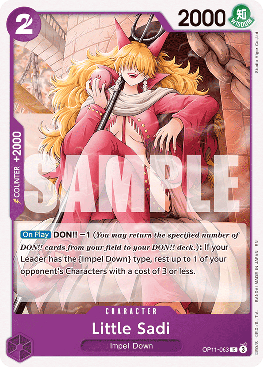 [OP11-063] Little Sadi