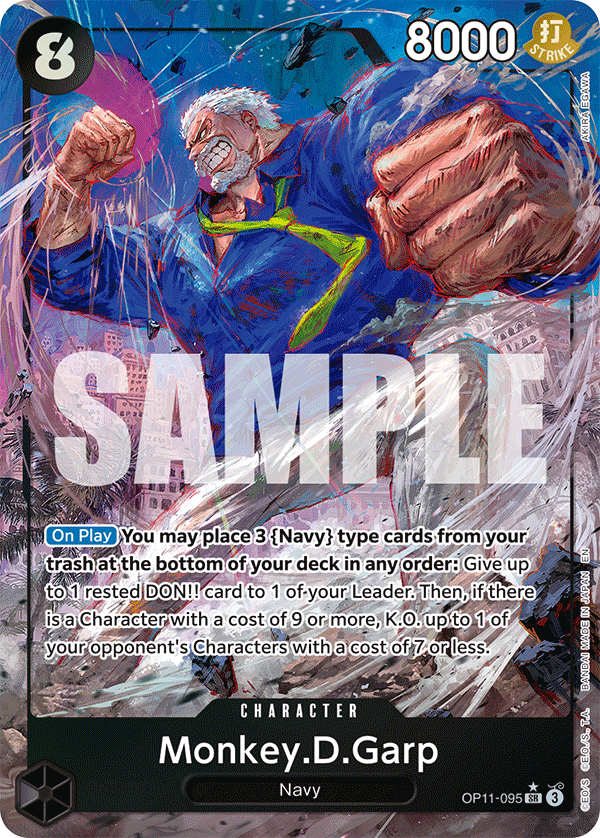 [OP11-095] Monkey.D.Garp V2
