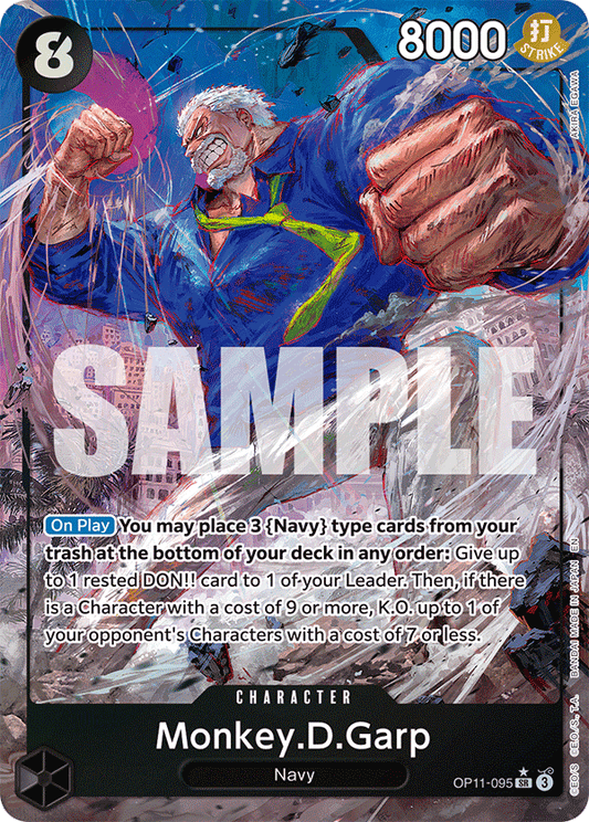 [OP11-095] Monkey.D.Garp V2
