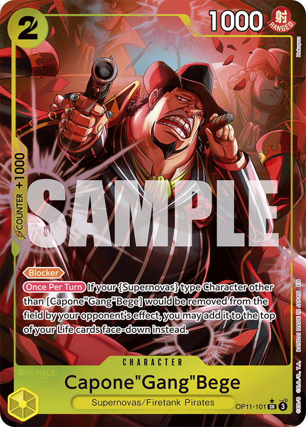 [OP11-101] Capone"Gang"Bege V2