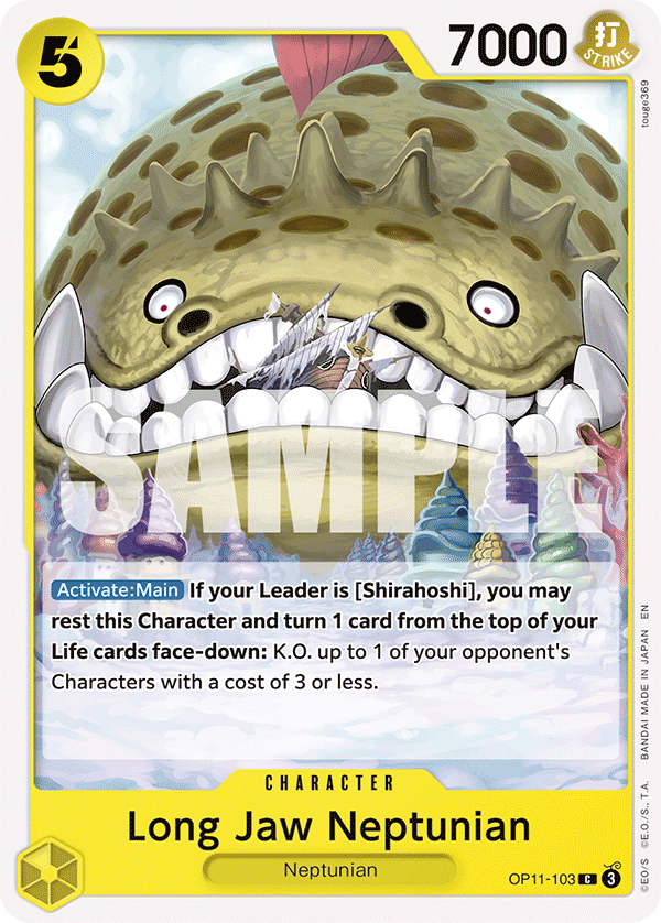 [OP11-103] Long-Jaw Neptunian