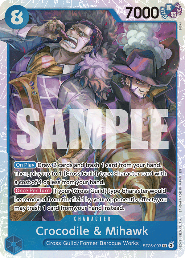 [ST25-003] Crocodile & Mihawk