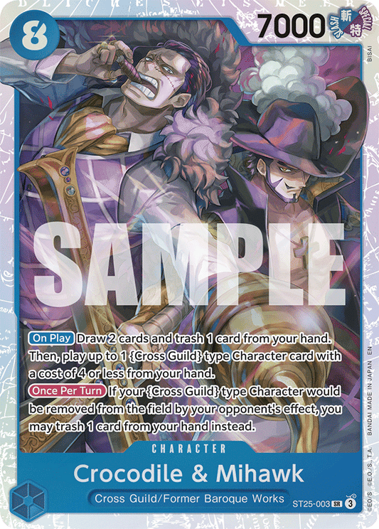 [ST25-003] Crocodile & Mihawk